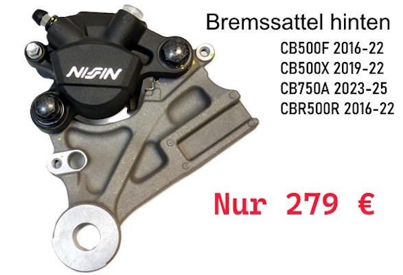 Bremssattel hinten