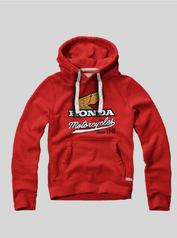 ELSINORE HOODIE RED XL