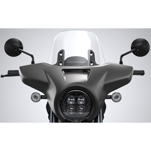 SCHEINWERFERVERKLEIDUNG MIT WINDSCHILD TRANSPARENT