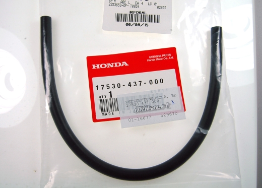 ENTLUEFTUNGSROHR, BENZIN- VERSCHLUSS