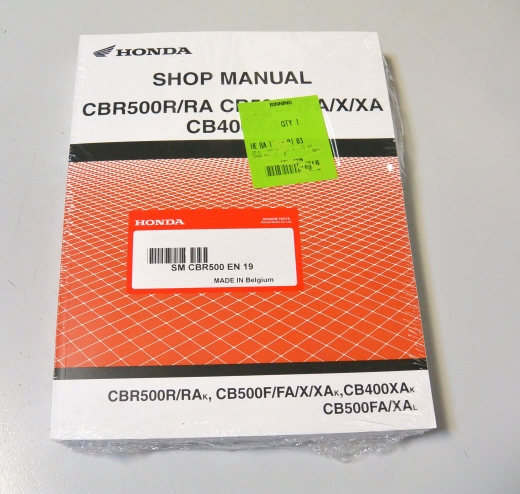WERKSTATTHANDBUCH CBR500R CB500F/X 2019- ENG.