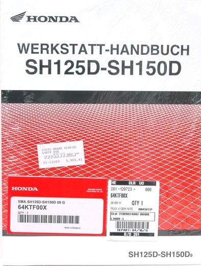 ERWEITERUNG WHB SH125 AB 2009 (#A)