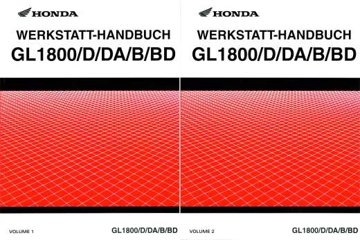 WERKSTATTHANDBUCH GL1800 DEUTSCH