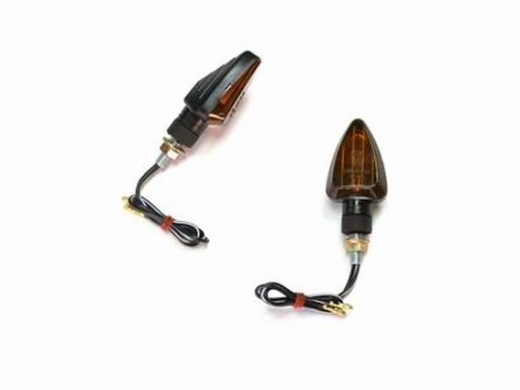 MINIBLINKER TRI LOOK UNI KURZ GETOENT SCHWARZ