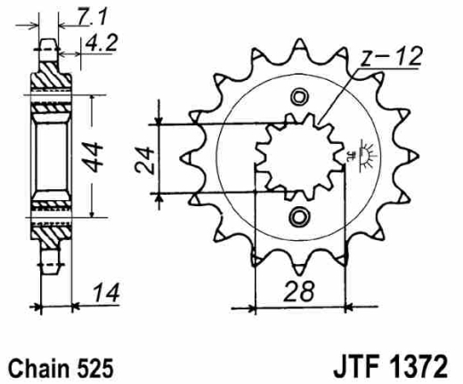 RITZEL 17Z,TEILUNG 525