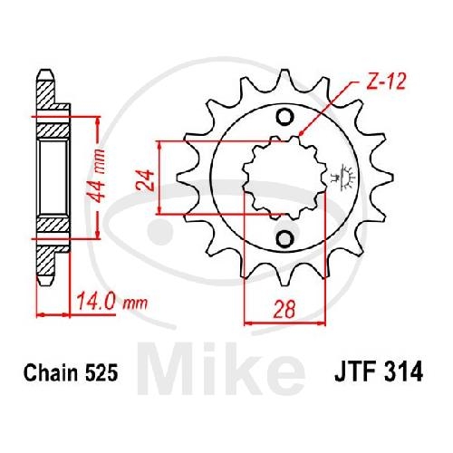 RITZEL 17Z TEIL 525