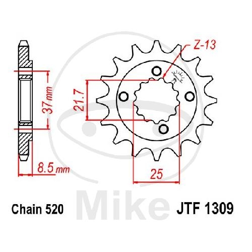 RITZEL 16Z TEILUNG 520