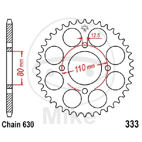 KETTENRAD 43Z TEIL 630