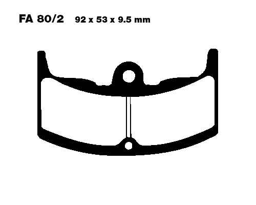 BREMSKLOETZE EBC STD