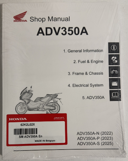 SHOP MANUAL ADV350 2025 ENGLISCH
