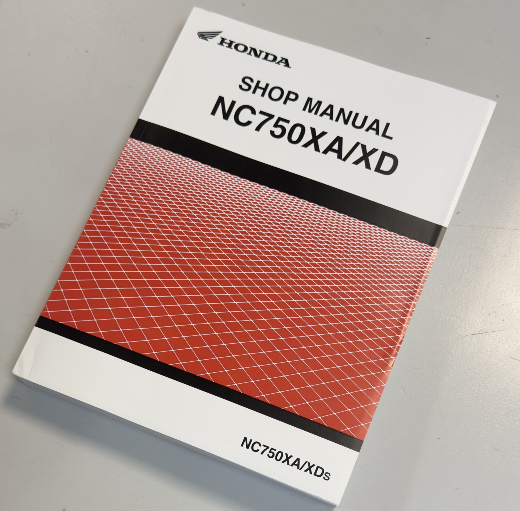 WERKSTATTHANDBUCH NC750XA/XD 2025 ENGLISCH
