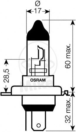 LAMPE H4 12V60/55W