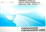 OWNERS MANUAL CBR600RR /ABS 2010