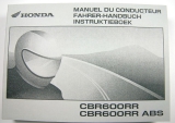 FAHRERHANDBUCH CBR600RR /ABS 2009
