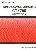 WERKSTATTHANDBUCH CTX700 A-D-N-NA