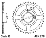 KETTENRAD 38Z,TEILUNG 530