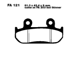 BREMSKLOETZE EBC STD