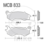 BREMSKLOETZE STD TRW LUC