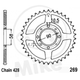 KETTENRAD 47Z TEILUNG 428/269-47