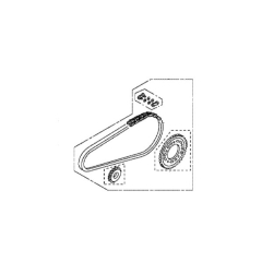 KETTENSATZ CBF125MM (CB125FM)