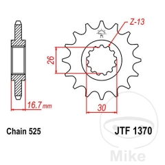 RITZEL 16Z,TEILUNG 525