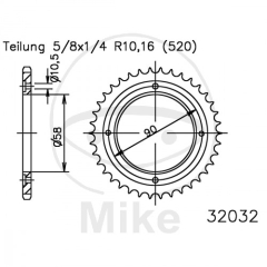 KETTENRAD 31Z TEIL 520 SI