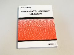 WERKSTATTHANDBUCH CL500A DEUTSCH