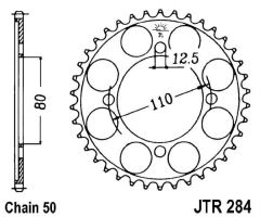 KETTENRAD 39Z,TEILUNG 530