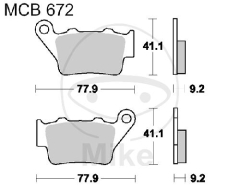 BREMSKLOETZE STD OFFROA TRW