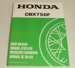 WERKSTATTHANDBUCH CBX750F