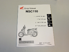 SHOP MANUAL HONDA NSC110 2021-24 ENGLISCH