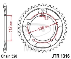 KETTENRAD 41Z TEIL 520 SI