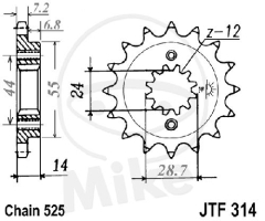 RITZEL 15Z TEILUNG 525