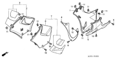 VERKLEIDUNG SATZ, R. MITTE *TYPE1*(WL)